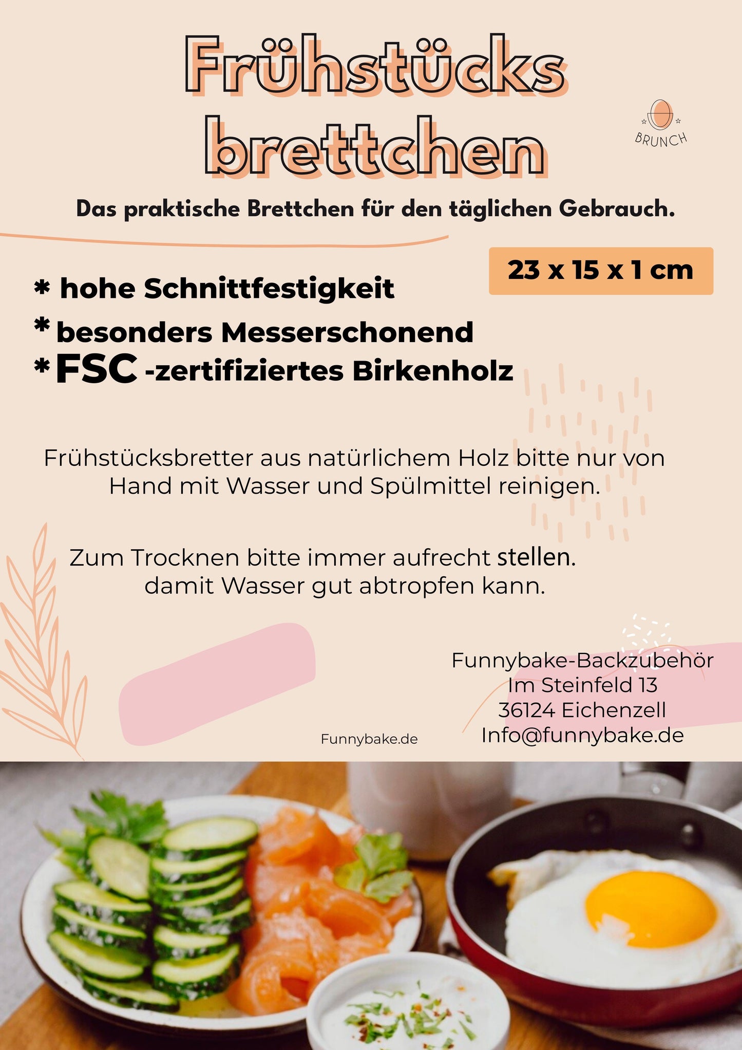 Frühstücksbrettchen